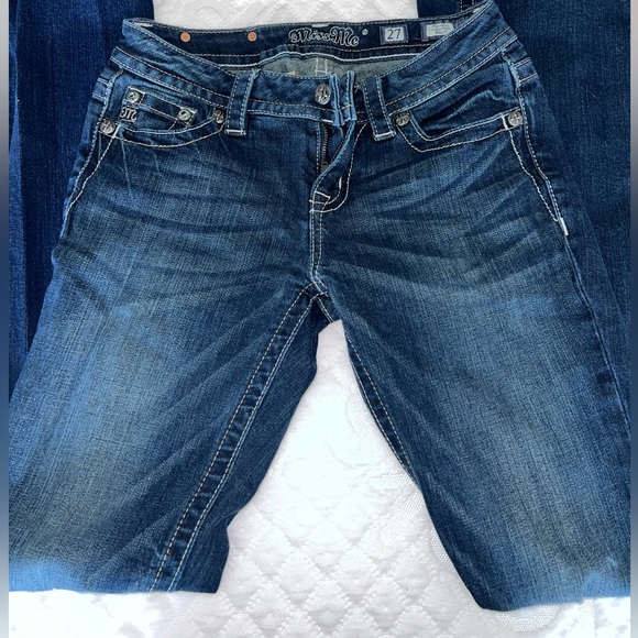 Miss me jeans mid rise boot size 27 - Picture 2 of 3